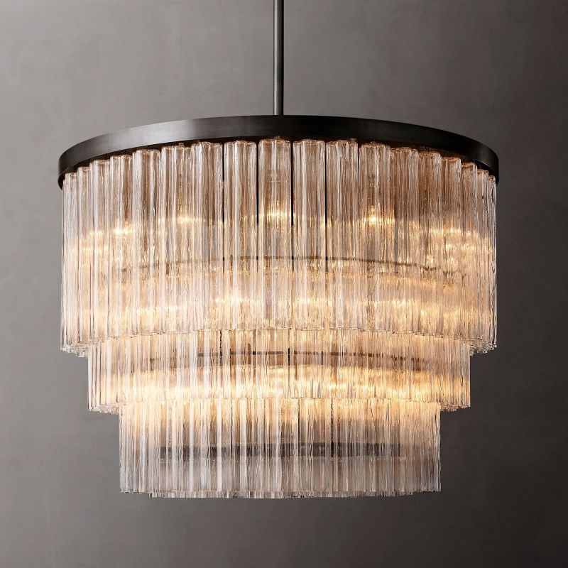 Cielle 3-Tier Round Chandelier 48”