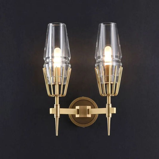 Delia Crystal Double Wall Sconce