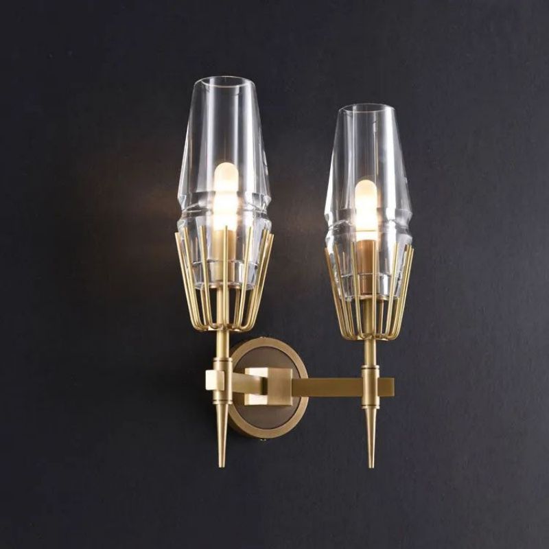 Delia Crystal Double Wall Sconce