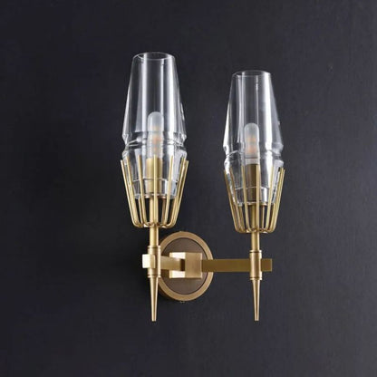 Delia Crystal Double Wall Sconce