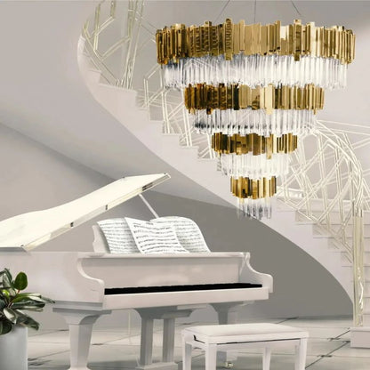 Empire Decorative 4-tier Round Chandelier