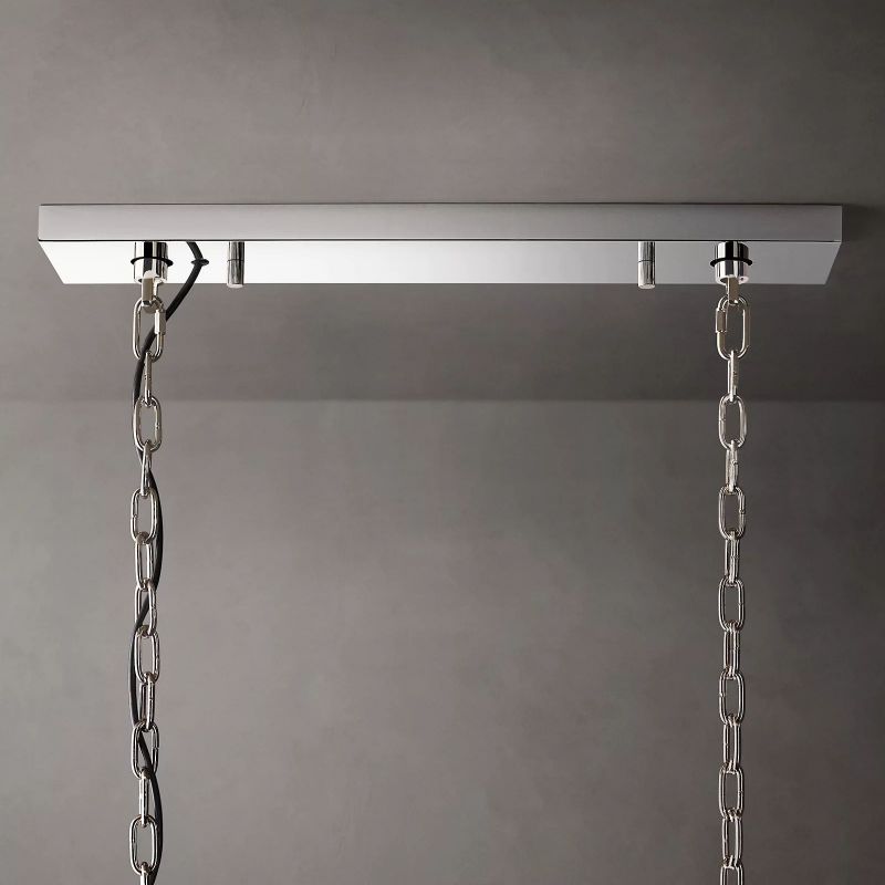 Harson Calcite Rectangular Chandelier 42"