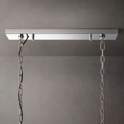 Harson Calcite Rectangular Chandelier 42"