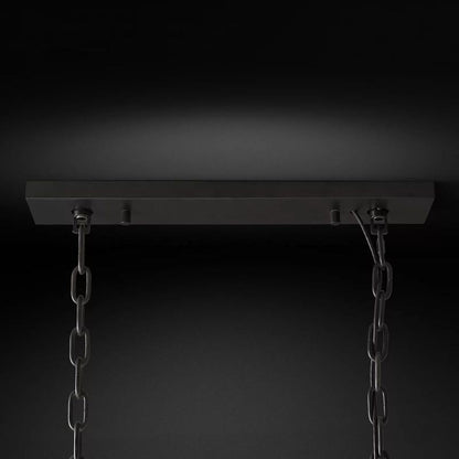 Harson Crystal Rectangular Chandelier 42"