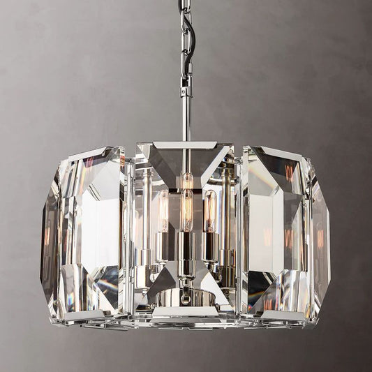 Harson Crystal Round Chandelier 19"
