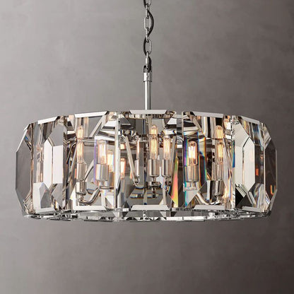 Harson Crystal Round Chandelier 31"
