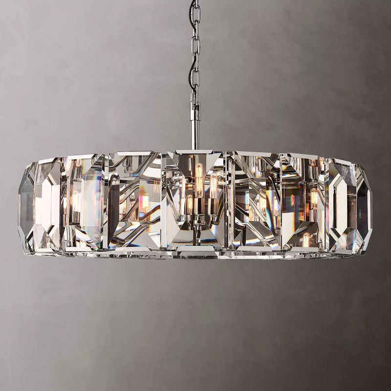 Harson Crystal Round Chandelier 43"
