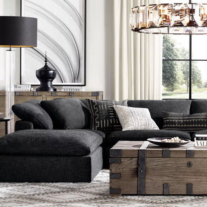 Harson Crystal Round Chandelier 43"