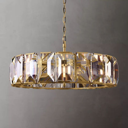 Harson Crystal Round Chandelier 43"