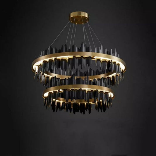 Hill 2-Tier Modern Round Chandelier