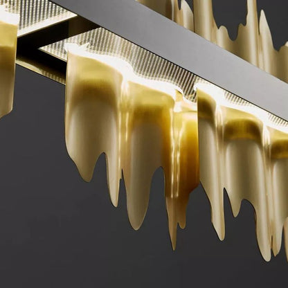 Hill Modern Sculpture Linear Chandelier