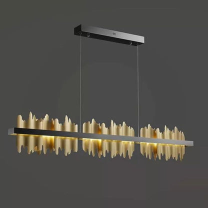 Hill Modern Sculpture Linear Chandelier