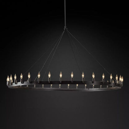 Camino Vintage Candelabra Round Chandelier