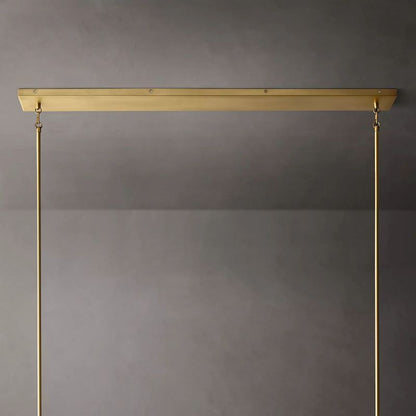 Kuseau Glass Linear Chandelier 49"