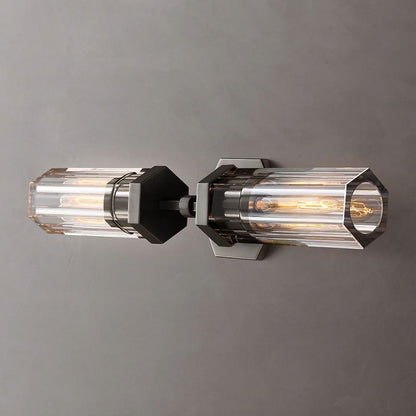 Lambert Hexagonal Linear Short Wall Sconce