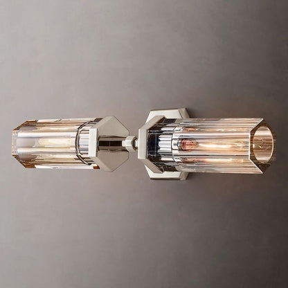 Lambert Hexagonal Linear Short Wall Sconce