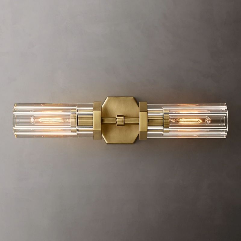 Lambert Hexagonal Linear Short Wall Sconce