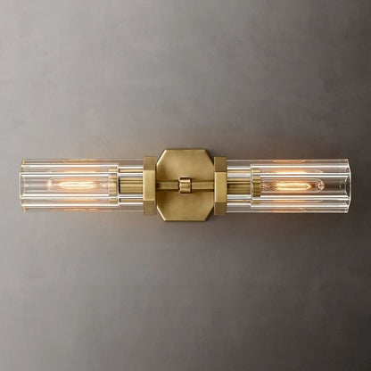 Lambert Hexagonal Linear Short Wall Sconce