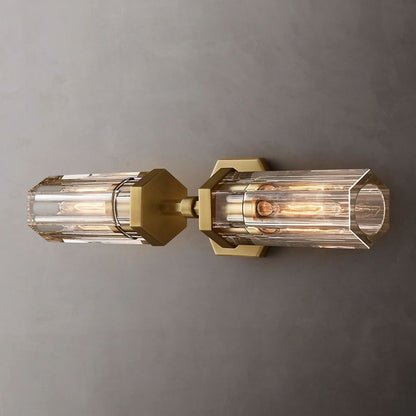 Lambert Hexagonal Linear Short Wall Sconce