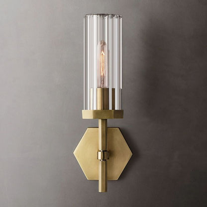 Lambert Hexagonal Short Wall Sconce