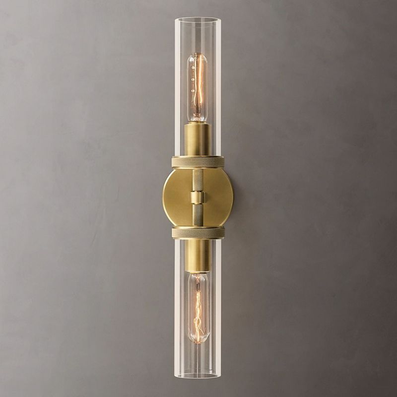 Lambert Round Linear Short Wall Sconce