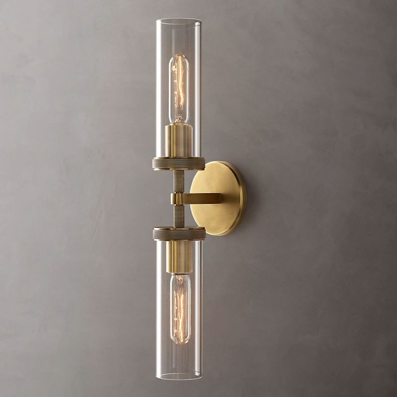 Lambert Round Linear Short Wall Sconce