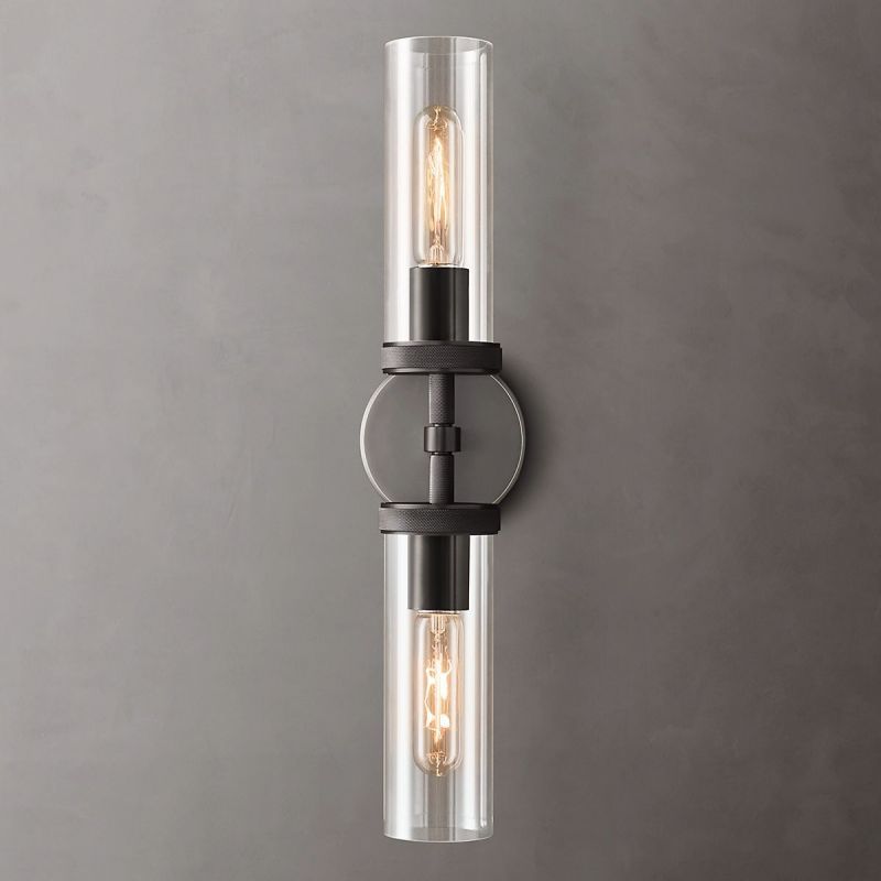Lambert Round Linear Short Wall Sconce