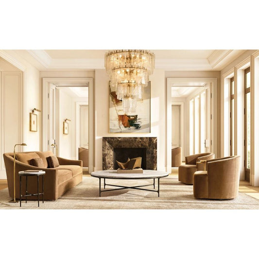 Latracy Multi-layer Round Chandelier 47"