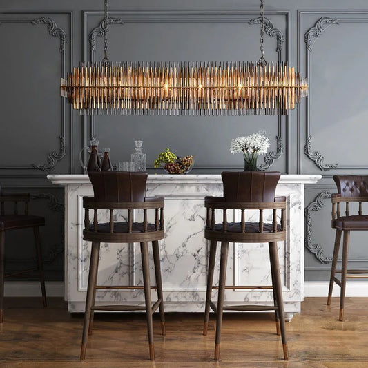 Liliam Rectangular Chandelier 54"