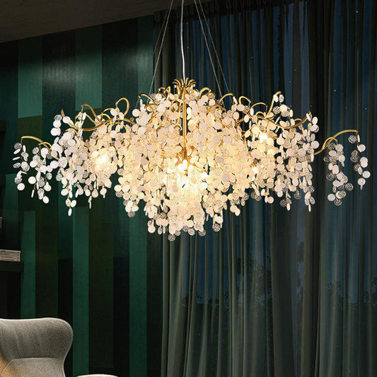 Monroe Oval Tree Branch Chandelier