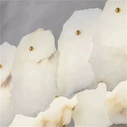 Nasile Alabaster Round Chandelier