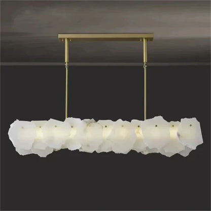 Nasile Linear Alabaster Chandelier (Rod)