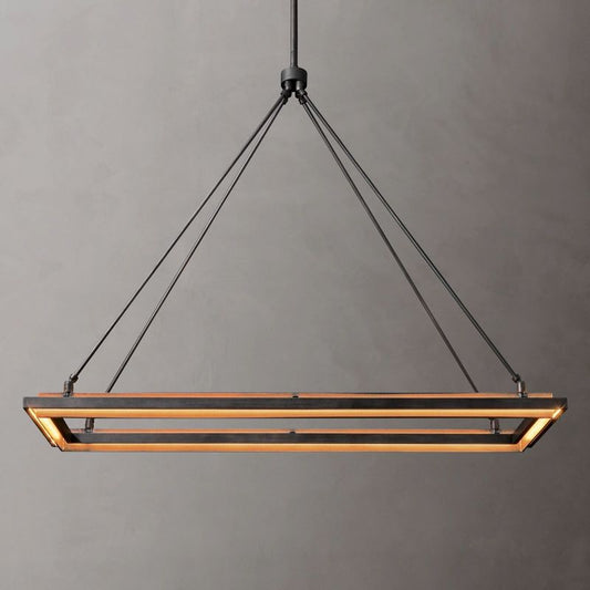 Peral Rectangular Chandelier 48"/62"