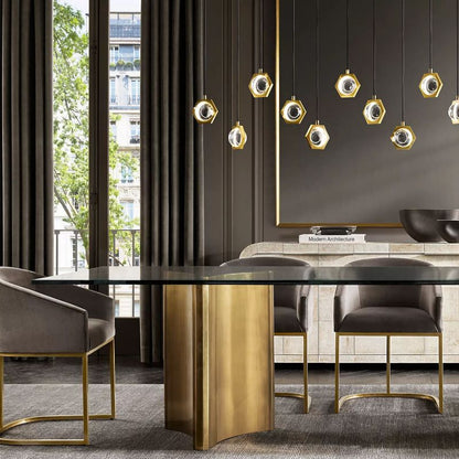 Planet Linear Chandelier 72"