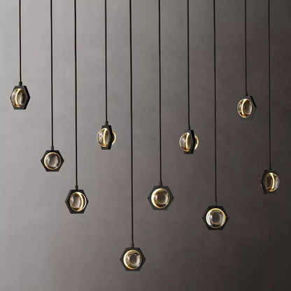 Planet Linear Chandelier 72"