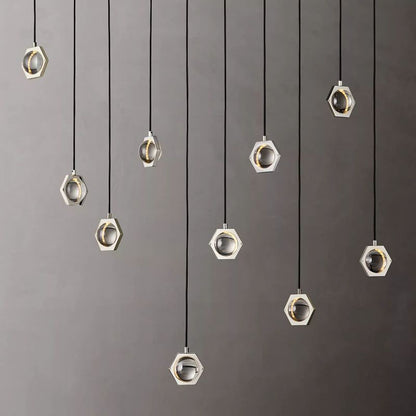 Planet Linear Chandelier 72"