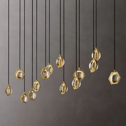 Planet Linear Chandelier 72"