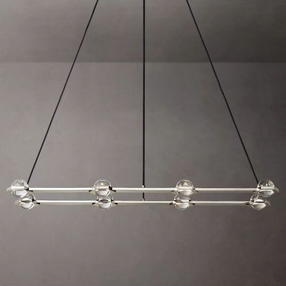 Planet Rectangular Chandelier 54"