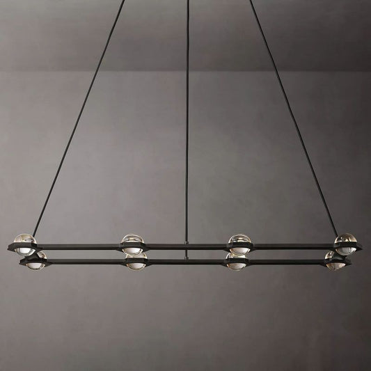 Planet Rectangular Chandelier 54"