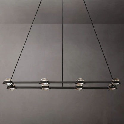 Planet Rectangular Chandelier 54"