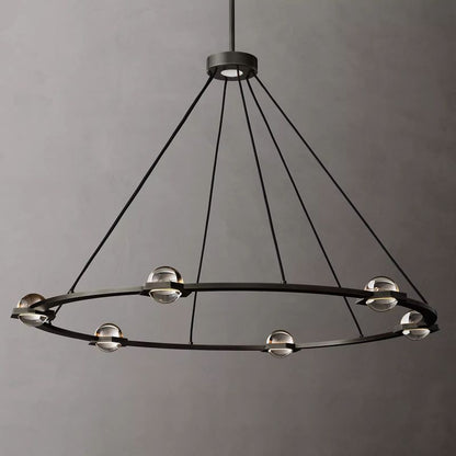 Planet Round Chandelier 48"