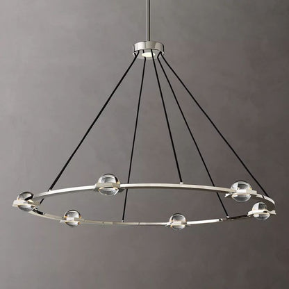 Planet Round Chandelier 48"