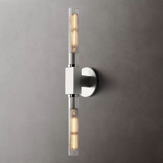 Prismatic Glass Linear Wall Sconce