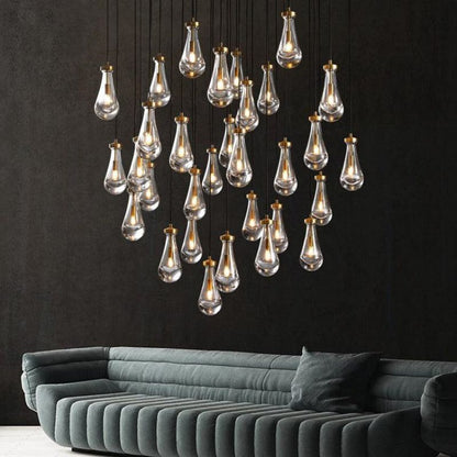 Raindrops Round Chandelier 60"