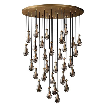 Raindrops Round Chandelier 60"