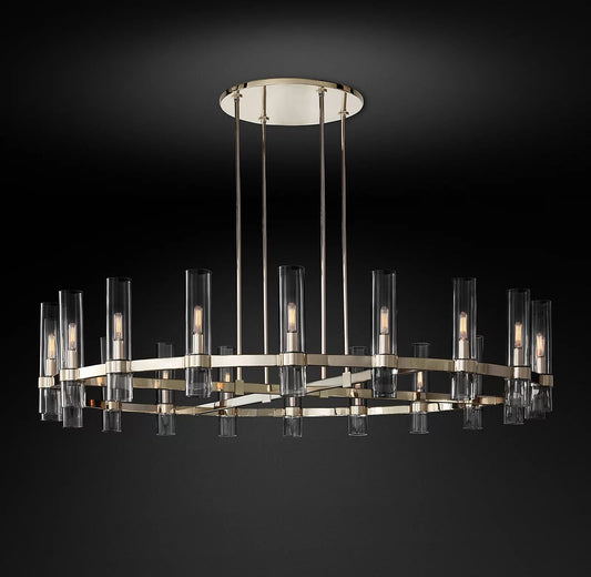 Ravelle Round Chandelier 72"