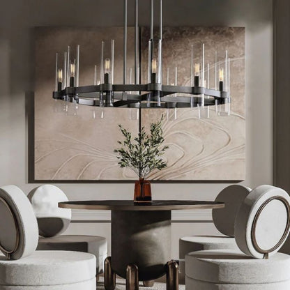 Ravelle Round Chandelier 36"