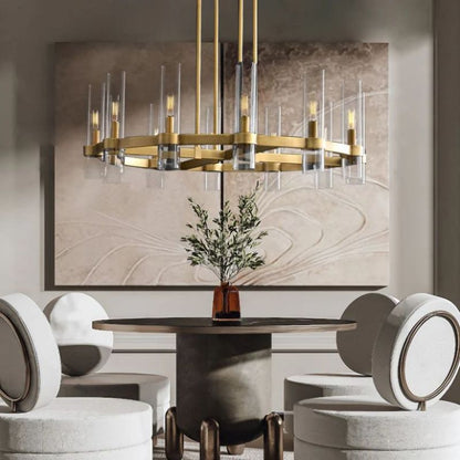 Ravelle Round Chandelier 36"