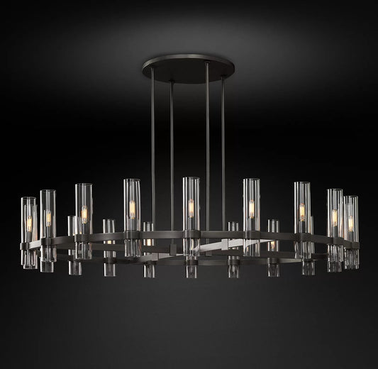 Ravelle Round Chandelier 60"