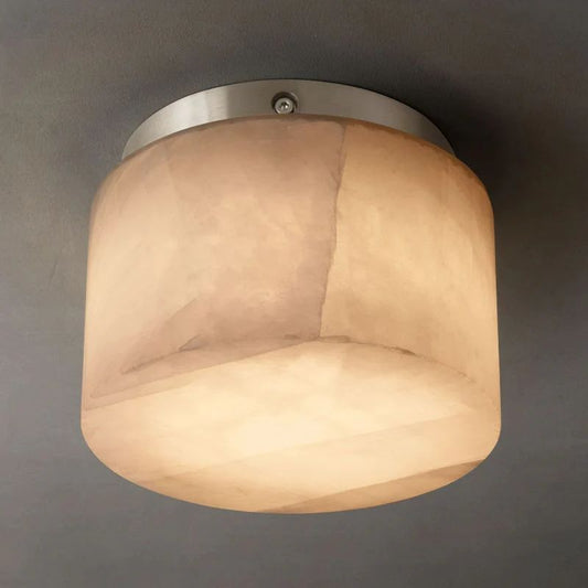 Riveage Calcite Round Flushmount 6"10"14"